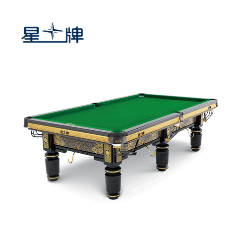 星牌中式台球桌黑金龙韵典藏款型号